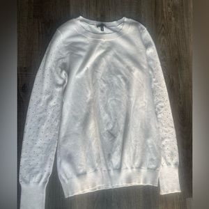 Express sweater w gem details